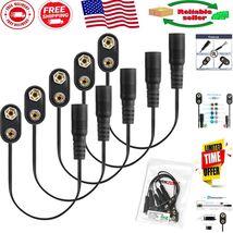 9V Female Connector Clip with 5.9&#39;&#39; Cable - 5 Pack Installation Kit - $18.59 CAD