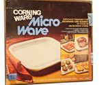 Vintage Corning Ware Microwave BROWNING GRILL 11.5&quot;x12&quot; MW-2 - Sealed  I... - £22.33 GBP