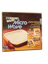 Vintage Corning Ware Microwave BROWNING GRILL 11.5&quot;x12&quot; MW-2 - Sealed  I... - $28.50