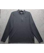 Nike Dri-Fit Golf Performance Activewear Shirt Men&#39;s XL Gray Long Sleeve... - $24.36
