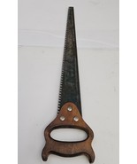 Vintage Double Edge 19&quot; Blade Pruning Hand Saw Wooden Handle - €22,74 EUR
