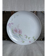 Couture Fine China Pretty Bouquet salad or Dessert Plat with Pink Flower Design - $15.00