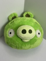 Angry Birds Plush Green Pig, Bad Piggie 7 By 8  in Great Condition 2010 - £11.84 GBP