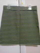 Derek Heart Juniors Multi-color Striped Stretch Cotton A-LINE Mini Skirt... - $7.50