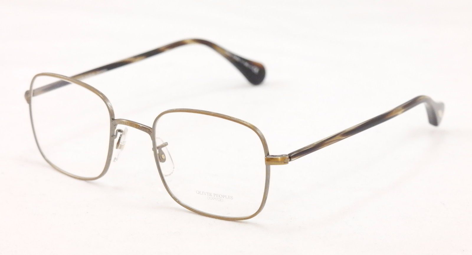 Authentic Oliver Peoples Eyeglasses Titanium OV1129T 5039 Redfield Antique Gold - $130.19