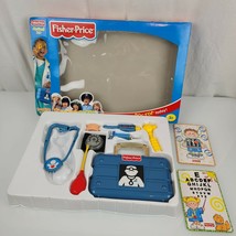 FISHER-PRICE MEDICAL KIT HARD BLUE CASE 2000 - $19.78