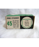 Vintage Columbia No. 791 Garrard Type LRS-20 45 RPM Record Adapter NOS 1-s - €21,10 EUR