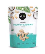 Elan Coconut Cashews Organic Snack,Roasted Cashew Nuts,Coated With Cocon... - $19.79