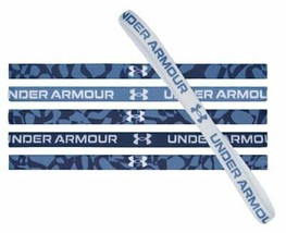 Under Armour Womens 6 Pack Logo Headbands Blues 1286897-480 - £15.71 GBP