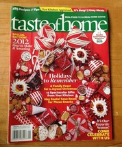 Taste of Home Magazine Christmas Holiday Recipes December/January 2011-2012 - $11.86