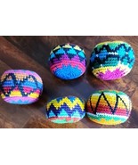 Five (5) Hacky Sacks ~ Footbag ~ Hackysack ~ 90&#39;s Vintage Toy ~ Stressba... - $49.09 CAD
