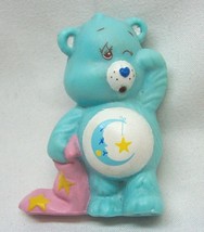 Vintage 1983 Care Bears Sleepy Bedtime Bear Pvc Toy Figure Agc Teddy Cake Topper - £13.06 GBP