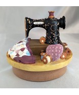 OUR AMERICA GIFT Cute Jar Candle Sewing Machine Quilting Topper - $19.50