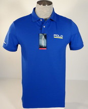 Polo Sport Ralph Lauren Blue Short Sleeve Performance Polo Shirt Men&#39;s NWT - £102.21 GBP