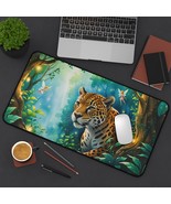 Jungle Leopard Desk Mat, Forest Office Decor, Gaming Mouse Pad for Study... - $28.07 CAD