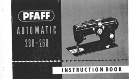 Pfaff 230-260 Automatic sewing machine manual instruction Enlarged Hard Copy - $12.99