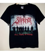 Slipknot Concert Shirt Vintage 2008 All Hope Is Gone Alternate Design Me... - £86.49 GBP