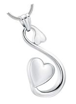 An item in the Everything Else category: Jewelry for Ashes Infinity Heart Urn for