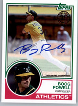 2018 Topps 1983 Topps Baseball Autographs 83A-BP Boog Powell Rookie Oakland Athl - £15.73 GBP