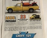 Chevy luv Chevrolet vintage Print Ad pa3 - £6.30 GBP