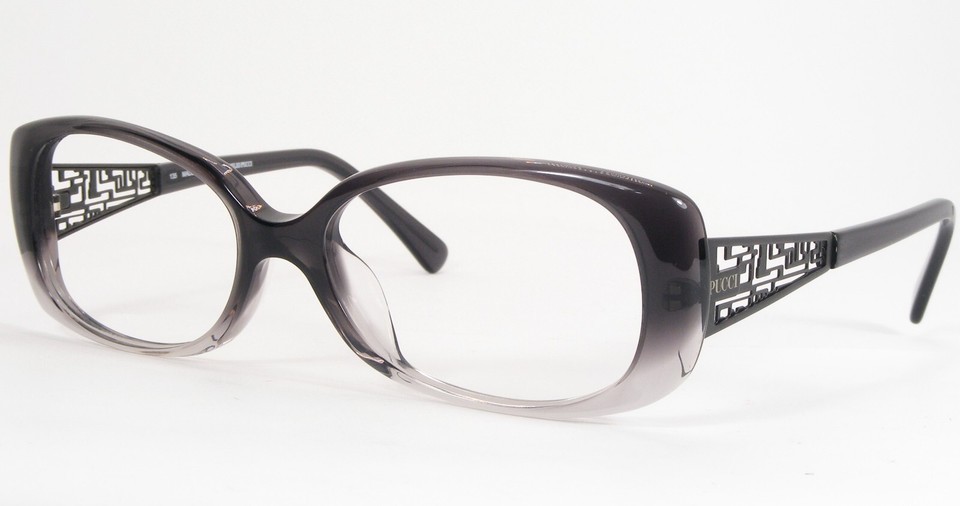 EMILIO PUCCI EP2617 037 Transparent Fade Dark Grey EYEGLASSES 53-16-135 ... - $79.20