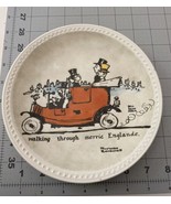 Norman Rockwell Walking Through Merrie England Englande Plate Newell Pot... - $16.40