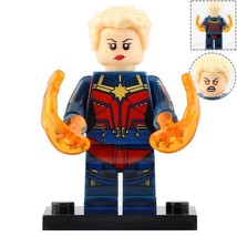 Captain Marvel - Super Heroes Avengers Endgame Minifigure Toys Gift Kids - £2.53 GBP