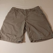 Carhartt Relaxed Fit 100240 066 Men&#39;s Ripstop Brown Cotton Shorts Sz 38 ... - $15.04