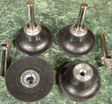 Two 2 inch ROLL LOCK HOLDER / MANDREL Disc Pad MADE IN USA Heavy Duty 1/4&quot; - $19.99