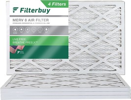 Pleated Hvac Ac Furnace Air Filters Replacement (Actual Size: 15X24X0.75... - £33.02 GBP