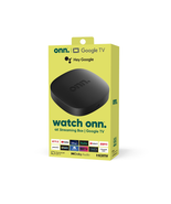 Onn. Google TV 4K Streaming Box Chromecast Built -In - $28.59