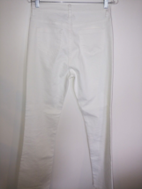 DG/DIANE GILMAN LADIES WHITE JEANS-6T-RAMIE/COTTON/POLY/SPAN.-WORN ONCE - $14.89