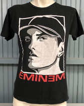Eminem Large Face Black Size Small Rap Hip-Hop T-Shirt  - £10.59 GBP