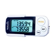 NAKOSITE Best Walking 3D Pedometer with Clip and Strap plus Free eBook. 30 Days  - £34.11 GBP