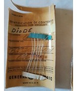 Rare Lot 6 NOS Neuf Vintage GE Semi-Conducteur Diode Résistance #B232028 / - $64.97 CAD