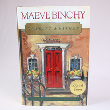 Signed Scarlet Feather By Maeve Binchy Hardcover Book With DJ 1st Edition 2001 - £7.52 GBP