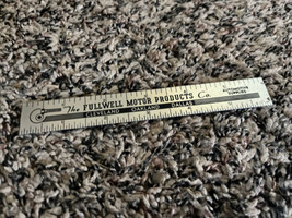 Fullwell Motor Products Advertisment 6 inch Ruler Cleveland Oakland Dallas - £7.75 GBP
