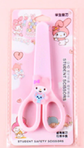 My Melody Scissors w/Safety Cover - Easy Cut - Charm Attached - £4.37 GBP