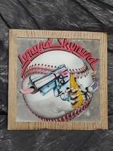 VINTAGE 1980s Lynyrd Skynyrd Baseball Framed Carnival Mirror - £155.36 GBP