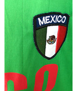 Mexico Celebrity By Design Green Soccer Jersey Size Large - $19.58