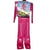 Minecraft Armor Pink Halloween Disguise Child Costume Size Medium 7-8 - £33.41 GBP