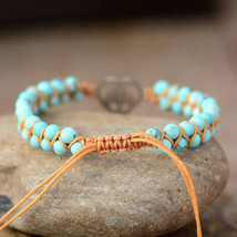 Turquoise Beaded Bracelet - £10.70 GBP