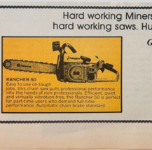 1983 Husqvarna Rancher Chainsaw Error Advertisement George&#39;s Fairbanks A... - $24.99