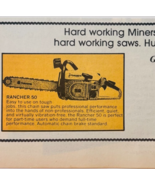 1983 Husqvarna Rancher Chainsaw Error Advertisement George&#39;s Fairbanks A... - $24.99