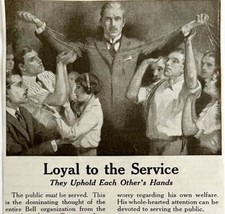 1916 AT&amp;T Telephone Company Loyalty Advertisement Telegraph DWMYC3 - $19.99