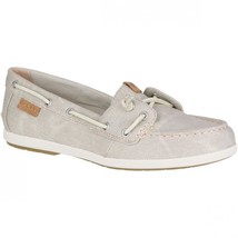 Sperry Top-Sider Coil Ivy Stone Grey Water Canvas Boat Shoes STS80623 NIB - $88.13