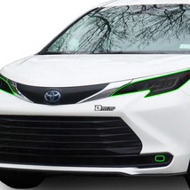 Fits Toyota Sienna 2021 - 2023 Headlight Head Light Precut Smoked PPF Tint Cover - $39.99