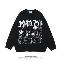 Fashion Tops 2022 Women  Sweater Oversize Y2k Top Harajuku   Pullover Goth Stree - £70.80 GBP