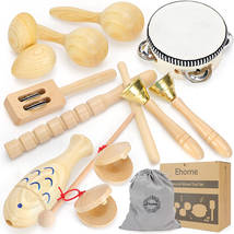 Musical Instruments for Toddlers 1-3, Wooden Sensory Percussion Instruments - £31.64 GBP