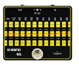 Caline Pedal CP-24 10 Band EQ Guitar Effect Pedal Massive Range of Channels - £35.44 GBP